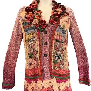 MyEspresso Floral Boho Cardigan